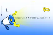 2023年黑龙江专升本各专业报考人数统计！！