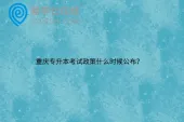 重庆专升本考试政策什么时候公布？