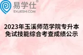 2023年玉溪师范学院专升本免试技能综合考查成绩公示