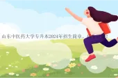 山东中医药大学专升本2024年招生简章、招生计划