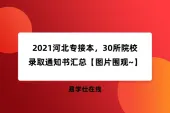 2021河北专接本，30所院校录取通知书汇总【图片围观~】