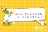2022年山东农业工程学院专升本录取结果数公示 录取1249人！