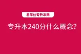 专升本240分什么概念？看省份情况！