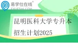 昆明医科大学专升本招生计划2025