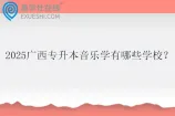 2025广西专升本音乐学有哪些学校？